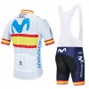 Tenue Maillot + Cuissard à Bretelles 2020 Movistar Team N002